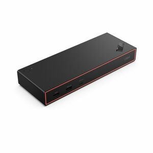 Lenovo ThinkPad 5000 USB4 Docking Station for Monitor, Notebook - Charging Capability - 100 W Power Supply - Eclipse Black