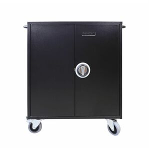 LEBA NoteCart NCF-E-24-SY-SC Ladeschrank - Bildschirmgröße: Bis zu 15,60 Zoll (39,62 cm) - 85,20 cm (33,54 Zoll) Höhe x 88