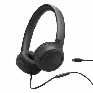 JBL Tune 530C Wired On-Ear Headphones - Stereo - USB Type C - Wired - 30 Ohm - 20 Hz to 40 kHz - On-ear, Over-the-head - B