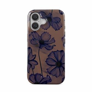 BURGA Case for Apple iPhone 16 Smartphone - Velvet Night design - Fade Resistant, Scratch Resistant, Shock Absorbing, Drop