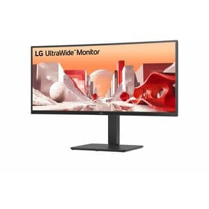 LG Ultrawide 34BA75QE-B 34" Class UWQHD Curved Screen LCD Monitor - 21:9 - 34" Viewable - In-plane Switching (IPS) Technol