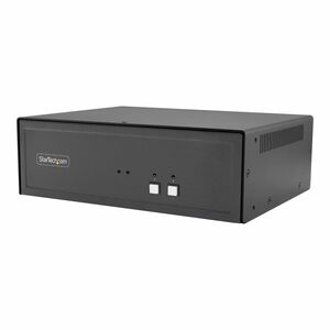 StarTech.com Analog KVM Switchbox - TAA Compliant - 2 Computer(s) - 4K - 3840 x 2160 - 7 x USB - USB 2.0 - 3 x DisplayPort