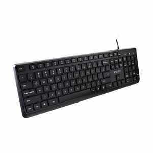 V7 KU350US Keyboard - Full-size - Cable Connectivity - USB Interface - English (US) - Black