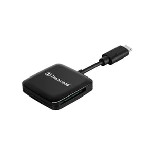 Transcend RDC3 Kartenleser - USB 3.2 (Gen 1) Typ C - 100 - SDHC, SDXC, microSDHC, microSDXC, SD, microSD