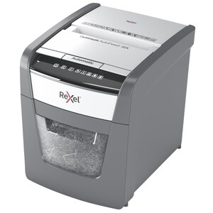 ACCO Optimum AutoFeed+ 50X Paper Shredder - Continuous Shredder - Cross Cut - 6 Per Pass - for shredding Paper - P-4 - 220