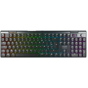 CHERRY XTRFY G8A-25100 Gaming Keyboard - Full-size - Wired/Wireless Connectivity - USB Type A Interface - RGB LED - French