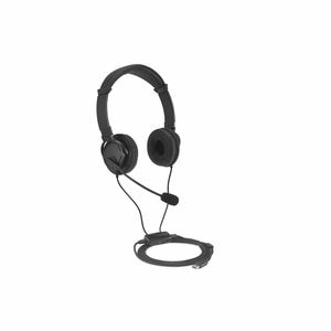 Kensington Classic Wired Over-the-head, On-ear Stereo Headset - Black - Binaural - Circumaural - 200 cm Cable - Noise Canc