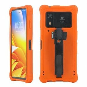 MOBILIS PROTECH Rugged Carrying Case Zebra Mobile Computer - Safety Orange - Drop Resistant, Shock Resistant, Dust Resista
