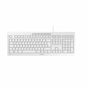 CHERRY STREAM JK-85 Keyboard - Full-size - Cable Connectivity - USB Type A Interface - Hungarian - QWERTZ Layout - White, 