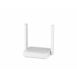 Keenetic Starter KN-1121 Wi-Fi 4 Ethernet Roteador sem fio - Banda única - 2,40 GHz Banda ISM - 2 x Antena(2 x Externo) - 