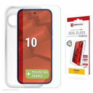 Displex Hülle für Google Pixel 10 Smartphone - Transparent - Kratzfest, Fingerabdruckresistent, Bruchfest, Stoßfest, Schla