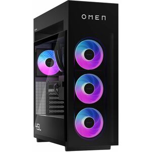 OMEN OMEN MAX 45L GT23-041gcn 游戏台式电脑 - AMD Ryzen 9 - 128 GB - 4 TB PCI Express NVMe 4.0 SSD - 塔式 - 暗影黑 - AMD B850 芯片 - NVI