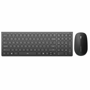 ALOGIC Echelon Compact USB-C Rechargeable Bluetooth Keyboard for US Win Black + Mouse Combo, US