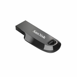 SanDisk Ultra Curve SDCZ550-256G-I35 256 GB USB 3.2 (Gen 1), USB 3.0, USB 2.0 Flash Drive - Black - 100 MB/s Read Speed - 