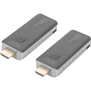 Digitus HDMI-Verlängerung - Schwarz - 1 x USB - 1 x HDMI - 50 m Erweiterter Flächenbereich - ABS