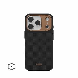 Urban Armor Gear Fibr Armr Case for Apple iPhone 17 Pro Smartphone - Graphite, Bronze - Anti-slip, Drop Resistant, Heat Re