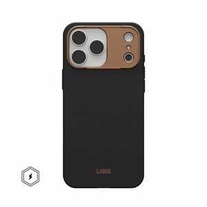 Urban Armor Gear Fibr Armr Case for Apple iPhone 17 Pro Max Smartphone - Graphite, Bronze - Anti-slip, Drop Resistant, Hea