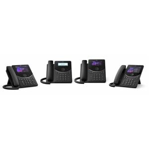 Webex 9811 IP Phone - Corded - Corded - Desktop, Wall Mountable - Carbon Black - 2 x Total Line - VoIP - 6.6 cm (2.6") LCD