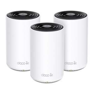 TP-Link Deco XE75 Wi-Fi 6E IEEE 802.11ax Ethernet Wireless Router - Tri Band - 2.40 GHz ISM Band - 6 GHz UNII Band - 4 x A