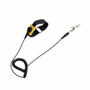 StarTech.com ESD-WRIST-STRAP. Produktfarbe: Schwarz, Einführungsresistanz: 1 MΩ, Stecker: 1 x Banana, 1 x Alligator, 1 x S