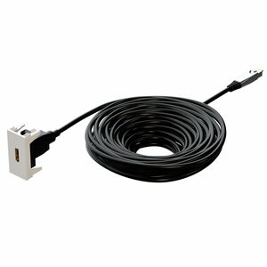 KINDERMANN Konnect flex 45 click 8 m Hybrid-Glasfaserkabel AV-Kabel - Cable for Audio-/Video-Gerät - 18 Gbit/s - Unterstüt