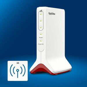 AVM FRITZ!Box 6825 Wi-Fi 6 IEEE 802.11g/n/ax Cellular Modem/Wireless Router - 4G - LTE 850, LTE 900, LTE 800, LTE 700 - LT