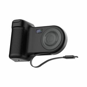 Stage PowerGrip Magnetic Charging Camera Grip with Power Bank - Charcoal