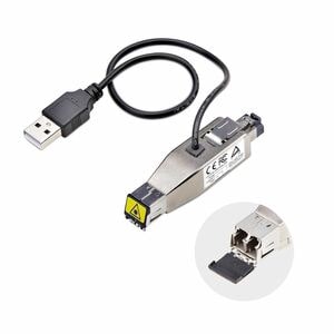 Gigabit Fiber to RJ45 Ethernet Media Converter Dongle Optical Singlemode 10km/Multimode 800m USB Powered Compact Design Me