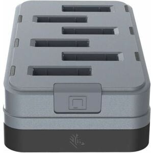 Zebra Multi-Bay Battery Charger - For Bluetooth Communication Badge - Supports 6 Batteries - Battery Size: Proprietary Bat