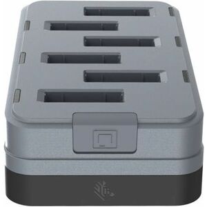Zebra Carregador de bateria multi-entrada - Para Crachá de comunicação Bluetooth - 6 - Tamanho de bateria único