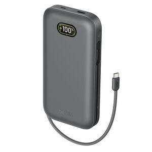 Belkin UltraCharge Pro Power Bank - For Notebook, Tablet PC, Smartphone, MacBook Pro, iPad Air, iPad Pro, iPhone - 27000 m