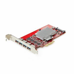 StarTech.com USB Adapter - PCI Express 3.0 x4 - 1,25 GB/s, 5 GB/s - Desktop, Server, Festplatte, Mobilgerät - Plug-in-Kart