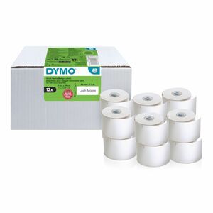 Etiquette personnalisable Dymo LabelWriter - 41 mm Hauteur x 89 mm Largeur - Rouleau - Amovible Adhésif - Blanc - Papier -