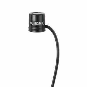 Shure WL183M Wired Condenser, Dynamic Microphone for Transportation - Black - 1.23 m - 70 Hz to 20 kHz - Omni-directional 