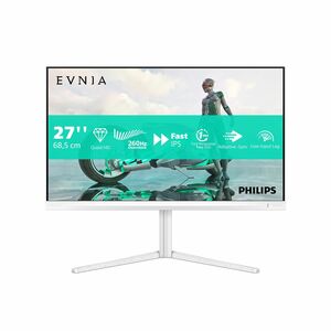 Evnia 27M2N3501PA 27" Class WQHD Gaming LED Monitor - 16:9 - Textured White - 68.6 cm (27") Viewable - Fast IPS - WLED Bac