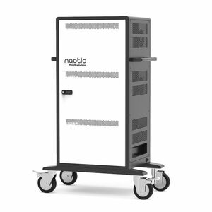 Naotic Charging Cabinet - For Tablet, Smartphone, School, Business - USB Charging Port, Lockable, LED Charge Indicator, Wh