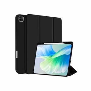 4smarts Basic Tasche (Folie) für 27,9 cm (11 Zoll) Apple iPad Pro 11 (2024), iPad Pro 11 (2025) Tablet - Schwarz - PU-Lede