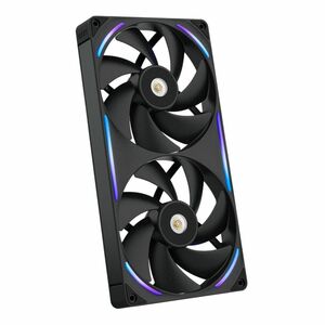 NZXT RF-U28PN-B1 Cooling Fan - PC, Motherboard, Radiator, Heatsink - 140 mm Maximum Fan Diameter - 2 x Fan(s) - 197.08m³/h
