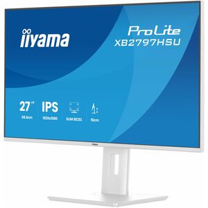 iiyama ProLite XB2797HSU-W1 27 Zoll Klasse Full HD LED-Monitor - 16:9 Format - Matt-weiß - 68,6 cm (27 Zoll) Viewable - IP