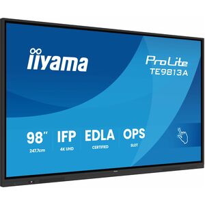 iiyama ProLite TE9813A-B2AG 2476,50 mm 4K UHD LCD Collaboration Display - Rockchip Cortex A72 + A53 - 8 GB - Touchscreen -