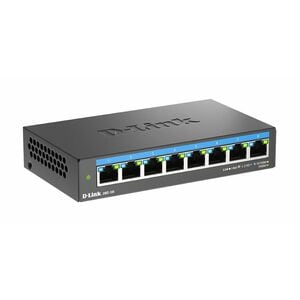 D-Link DMS-108 8 Ports Ethernet Switch - 2.5 Gigabit Ethernet, Gigabit Ethernet - 2.5GBase-T, 10/100/1000Base-T - 2 Layer 