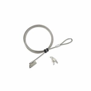 Kensington Slim NanoSaver 2.0 Cable Lock For Notebook - 1.80 m Cable - Patented T-bar/Key Lock - Plastic, Stainless Steel,