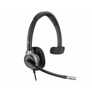 HP Poly Mission 615 Monaural USB Wired Headset-Leatherette