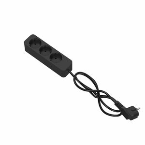 SMS Power Strip - 3 - 3 m Cord - Black