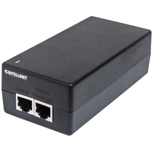 Gigabit Ultra PoE+ Injector, 1 x 60 W Port, IEEE 802.3bt and IEEE 802.3at/af Compliant, Plastic Housing - 120 V AC, 230 V 