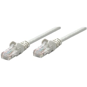 Network Patch Cable, Cat6A, 0.25m, Grey, Copper, S/FTP, LSOH / LSZH, PVC, RJ45, Gold Plated Contacts, Snagless, Booted, Li