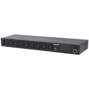 19" Intelligent 8-Port PDU, 19" Rackmountable C13 Intelligent Power Distribution Unit; Monitors Power, Temperature and Hum