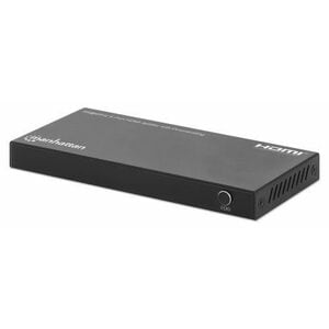HDMI Splitter with downscaling 4-Port , 4K@60Hz, Displays output from x1 HDMI source to x4 HD displays (same output to fou
