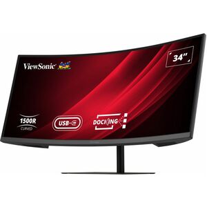 Moniteur LED ViewSonic VG3419C-2 34" Classe UW-QHD Écran incurvé - 21:9 - 86,4 cm (34") Viewable - Vertical Alignment (VA)