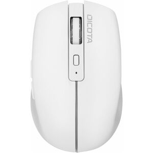 Dicota D32044 Mouse - Bluetooth/Radio Frequency - USB - Black - Wireless - 2.40 GHz - Rechargeable - 1600 dpi